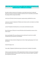 HRMT386 Unit 2 Final Exam 2024&sol;2025 &vert; Questions & Verified Answers &vert; Human Resource Management Canada &vert; Graded A&plus;