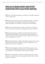 WGU D219 EXAM SCRIPT AND STUDY QUESTIONS WITH SOLUTIONS MANUAL&period;pdf&NewLine;&NewLine;