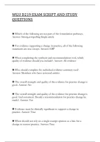 WGU D219 EXAM SCRIPT AND STUDY QUESTIONS&period; VERIFIED pdf&lpar;PACKAGE DEAL&rpar;