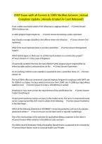CHST Exam with all Correct & 100&percnt; Verified Answers &vert;Actual Complete Update &vert;Already Graded A&plus; &lpar;Just Released&rpar;
