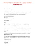 Pathophysiology Test Bank &vert; Study Guide&comma; Practice Questions & Exam Review &vert; Nursing Exam Prep