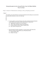 Test Bank for Nursing Informatics for the Advanced Practice Nurse 3rd Edition by McBride & Tietze &vert; Study Guide&comma; Practice Questions & Exam Review