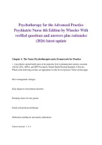 NR 507 Advanced Pathophysiology Final Exam verified Practice Questions and Answers with rationales latest update &sol;already A&plus;