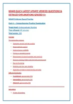 Nr449 quiz 4 latest update verified questions & detailed explanations graded a&plus;