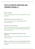 PFCCS COMPLETE QUESTIONS AND&NewLine;ANSWERS GRADED A&plus;