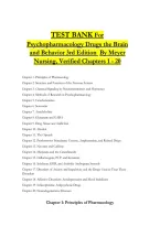 Psychopharmacology Exam &vert; Questions&comma; Answers & Study Guide &vert; 2026&sol;2027