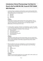 Test Bank for Roach&rsquo;s Introductory Clinical Pharmacology by Ford &vert; Questions & Answers &vert; 2026&sol;2027