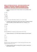 HESI A2 ENTRANCE EXAM &ndash; EXAM QUESTIONS AND &NewLine;CORRECT ANSWERS &lpar;VERIFIED ANSWERS&rpar; PLUS &NewLine;RATIONALE &vert; 2027 Q&A &vert; INSTANT DOWNLOAD PDF