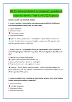 RN ATI concept-based assessment&comma; proctored &NewLine;exam for level 1 Test Bank 2022 update 