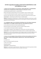 ATI RN Comprehensive Predictor &lpar;NGN-STYLE QUESTIONS & CASE&NewLine;SCENARIOS&rpar; Set 2 Exam