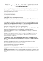 ATI RN Comprehensive Predictor &lpar;NGN-STYLE QUESTIONS & CASE&NewLine;SCENARIOS&rpar; Set 4 Exam
