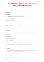 HESI Exit Exam Questions & Answers Test Bank 2026&sol;2027 &vert; Study Guide&comma; Practice Questions & Exam Review