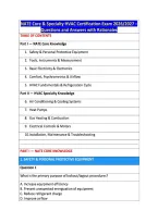 NATE Core & Specialty HVAC Certification Exam 2026&sol;2027 &ndash; &NewLine;Questions and Answers with Rationales 