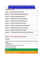 NATE Air Conditioning Specialty Certification Exam &NewLine;2026&sol;2027 &ndash; Questions and Answers with Rationales