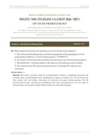 NSG 533 Exam 3 2026&sol;2027 &vert; Wilkes Advanced Pharmacology &vert; Verified Q&A &vert; Grade A &vert; Pass Guaranteed&NewLine;&NewLine;