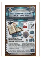 Maryland Stationary Engineer Grade 1 Exam Prep 2026&sol;2027 &vert; 110&plus; Practice Questions with Correct Answers & Detailed Rationales &vert; Boiler Operation&comma; Steam Turbines & Safety