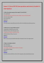 Ammo 51 Course MV-DL Exam questions and answers Graded A&plus;&vert; &NewLine;2026 Updated