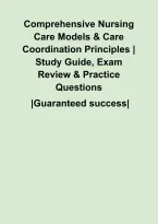 Comprehensive Nursing Care Models & Care Coordination Principles &vert; Study Guide&comma; Exam Review & Practice Questions