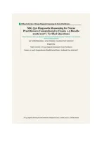 NSG 550 Diagnostic Reasoning for Nurse Practitioners &vert; Wilkes University &vert; Academic Year 2026&sol;2027 &vert; Comprehensive Examination Package &mdash; Exams 1&comma; 2 & 3 &vert; 150 Verified Questions and Correct Answer Rationales &vert; rated 100&percnt; correct&period;
