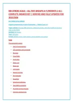 NIH Stroke Scale &ndash; All Test Groups A&ndash;F &lpar;Patients 1&ndash;6&rpar; &vert; Complete Answer Key &vert; Verified and Fully Updated for 2025&sol;2026