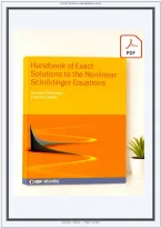 Test Bank&colon; Conv Handbook of Exact Solutions to the Nonlinear Schr&ouml;dinger Equations Usama Al Khawaja &lpar;1st Edition&period;&period;&period;