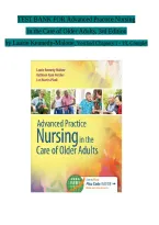 Test Bank For Advanced Practice Nursing in the Care of Older Adults 3rd Edition &vert; Laurie Kennedy-Malone & Evelyn G&period; Duffy &vert; ISBN 9781719645256 &vert; Chapters 1-19 Complete
