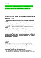 TEST BANK FOR FUNDAMENTALS OF NURSINGGUIDELINES &NewLine;QUESTIONS AND DETAILED RATIONALES GRADED A&plus;