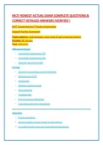 MCIT Newest Actual Exam Complete Questions & Correct Detailed Answers &lpar;Verified &rpar;