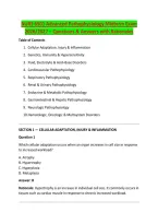 NURS 6501 Advanced Pathophysiology Exam Bundle 2026&sol;2027 &ndash; Questions & Answers with Rationales 