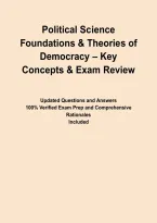 Political Science Foundations & Theories of Democracy &ndash; Key Concepts & Exam Review&NewLine;