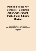 Political Science Key Concepts &ndash; Collective Action&comma; Government&comma; Public Policy & Exam Review