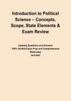 Introduction to Political Science &ndash; Concepts&comma; Scope&comma; State Elements & Exam Review&NewLine;&NewLine;