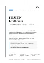 HESI PN EXIT ACTUAL EXAM 2026&sol;2027 &vert; All 180 Real Exam Questions & Answers &vert; Verified &vert; Pass Guaranteed - A&plus; Graded&NewLine;&NewLine;