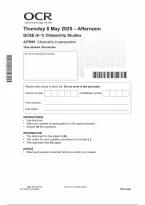 OCR GCSE Citizenship Studies Paper 1 Citizenship in perspective 2025