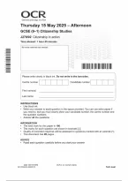 OCR GCSE Citizenship Studies Paper 2 Citizenship in action 2025