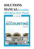 Solutions Manual for Accounting&comma; 28th Edition by Carl S&period; Warren&comma; Christine Jonick & Jennifer Schneider &vert; Chapters 1-26 Complete &vert; Verified Answers to All Exercises&comma; Problems & Cases &vert; Latest 2026 Update