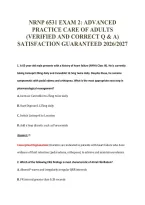 NRNP 6531 EXAM PACKAGE DEAL 100&percnt; VERIFIED 2026&sol;2027