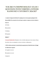 NUR 2063 EXAM PACKAGE DEAL 100&percnt; VERIFIED 2026&sol;2027