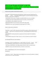 IFC Final Exam &lpar;CHAP 1-3&rpar; Pre Questions With 100&percnt; Correct Rationales 2026&sol;2027 Updated&period;&NewLine;&NewLine;