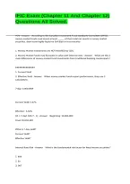 IFIC Exam &lpar;Chapter 11 And Chapter 12&rpar; Questions All Solved&period;