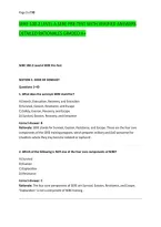 SERE 100&period;2 LEVEL A SERE PRE-TEST WITH VERIFIED ANSWERS &NewLine;DETAILED RATIONALES GRADED A&plus;