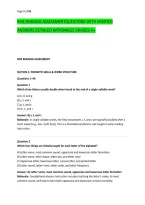 RISE READING ASSESSMENTQUESTIONS WITH VERIFIED &NewLine;ANSWERS DETAILED RATIONALES GRADED A&plus;