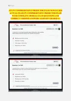 ATI PN COMPREHENSIVE PREDICTOR EXAM NEWEST 2026 &NewLine;ACTUAL EXAM&vert; PN COMPREHENSIVE PREDICTOR EXAM &NewLine;WITH COMPLETE 180 REAL EXAM QUESTIONS AND &NewLine;CORRECT VERIFIED ANSWERS&sol; ALREADY GRADED A&plus;