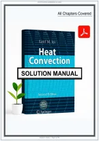 Solutions Manual for Conv for Heat Convection &lpar;2nd Edition&rpar; by Latif Jiji - Graded A&plus; Comprehensive Exam Prep