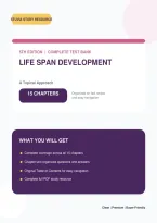 Life Span Development 5th Edition Test Bank &ndash; Questions & Answers
