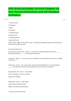 IFIC Exam &lpar;Chapter 15 And Chapter 16 Key Terms&rpar; Questions and All Detailed Answers&period;