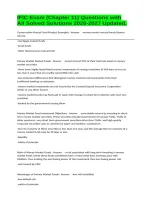 IFIC Exam &lpar;Chapter 11&rpar; Questions with All Solved Solutions 2026-2027 Updated&period;