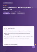 Nursing Delegation and Management of Patient Care 3rd Edition Test Bank
