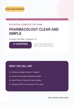 Pharmacology Clear and Simple 5th Edition Test Bank &ndash; Questions & Answers