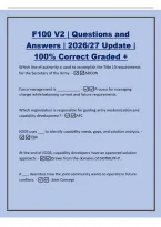 F100 V2 &vert; Questions and&NewLine;Answers &vert; 2026&sol;27 Update &vert;&NewLine;100&percnt; Correct Graded &plus;&NewLine;Which line of authority is used to accomplish the Title 10 requirements&NewLine;for the Secretary of the Army&period; -ADCON&NewLine;Force management is &lowbar;&lowbar;&lowbar;&lowbar;&lowbar;&lowbar;&lowbar;&lowbar;&lowbar;&lowbar;&lowbar; - Process for managing&NewLine;change whil